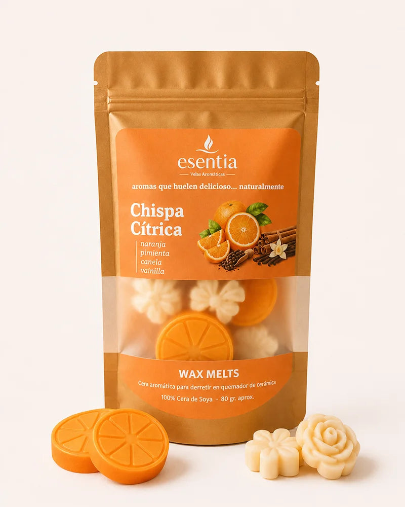 Wax melts Chispa Cítrica 80gr.