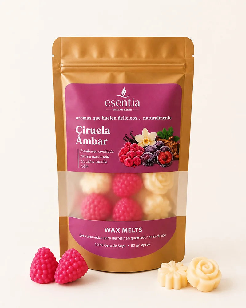Wax melts Ciruela Ámbar 80gr.